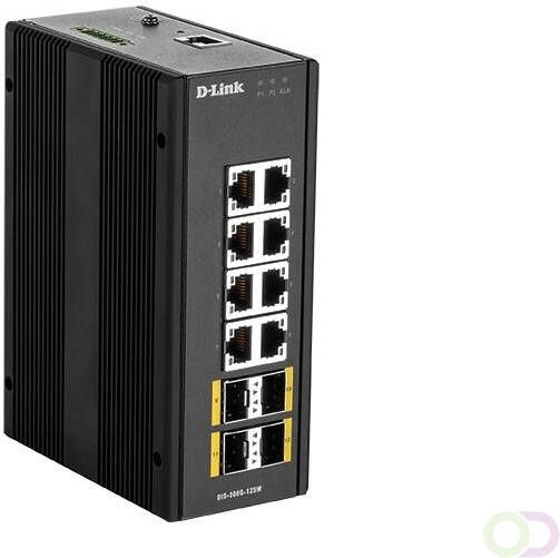 D-Link DISâ300Gâ12SW Managed L2 Gigabit Ethernet (10 100 1000) Zwart (DIS-300G-12SW)